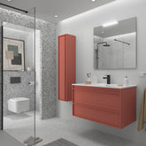 Conjunto mueble de baño ATTILA 100 cm - 2 cajones (MLEA) - BañoClick